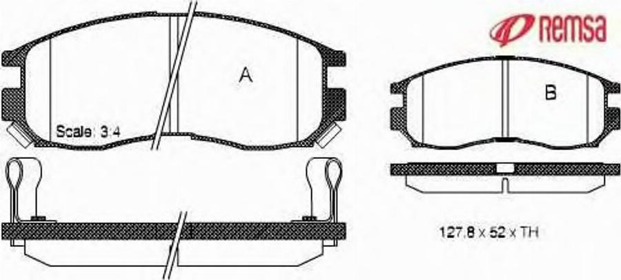 Metzger 046002 - Kit de plaquettes de frein, frein à disque cwaw.fr