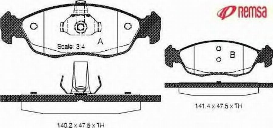 Metzger 046110 - Kit de plaquettes de frein, frein à disque cwaw.fr