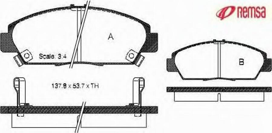 Metzger 040602 - Kit de plaquettes de frein, frein à disque cwaw.fr