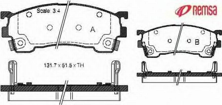 Metzger 041504 - Kit de plaquettes de frein, frein à disque cwaw.fr