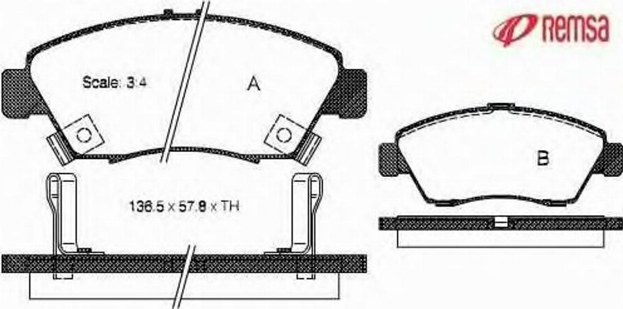 Metzger 041802 - Kit de plaquettes de frein, frein à disque cwaw.fr