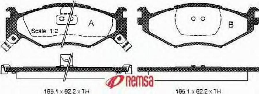 Metzger 048302 - Kit de plaquettes de frein, frein à disque cwaw.fr