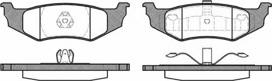 Metzger 048240 - Kit de plaquettes de frein, frein à disque cwaw.fr