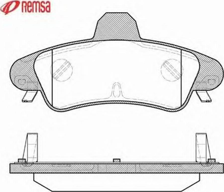 Metzger 043320 - Kit de plaquettes de frein, frein à disque cwaw.fr