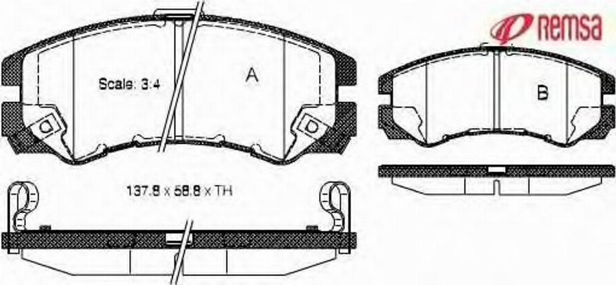 Metzger 042522 - Kit de plaquettes de frein, frein à disque cwaw.fr