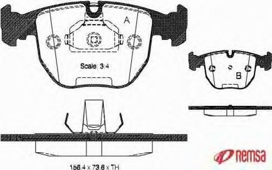 Metzger 059610 - Kit de plaquettes de frein, frein à disque cwaw.fr