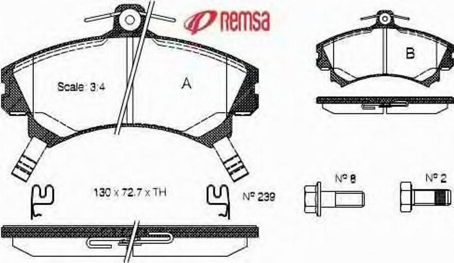 Metzger 059002 - Kit de plaquettes de frein, frein à disque cwaw.fr