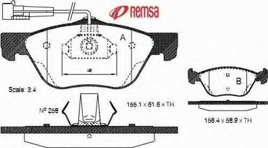 Metzger 058932 - Kit de plaquettes de frein, frein à disque cwaw.fr