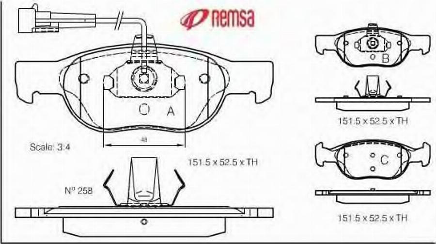 Metzger 0588.11 - Kit de plaquettes de frein, frein à disque cwaw.fr