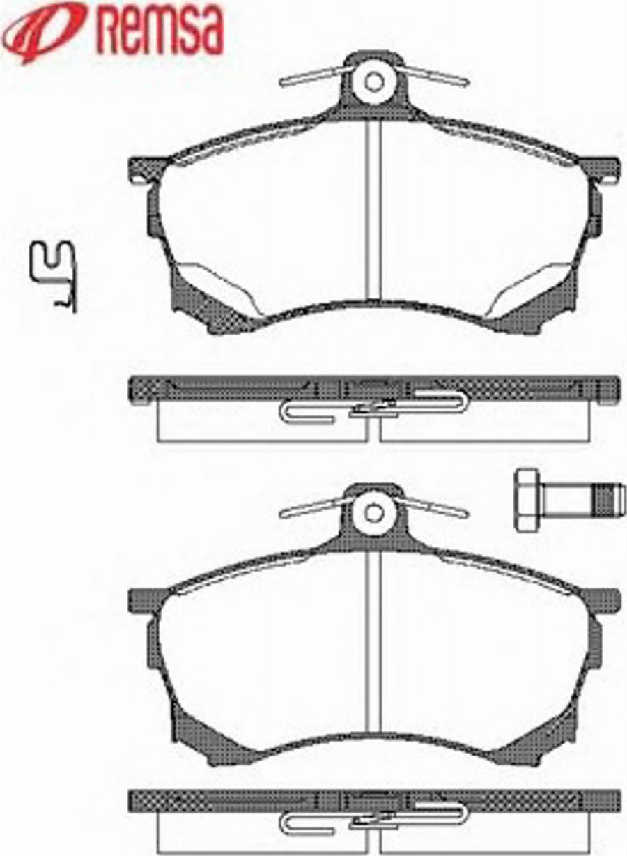 Metzger 058200 - Kit de plaquettes de frein, frein à disque cwaw.fr