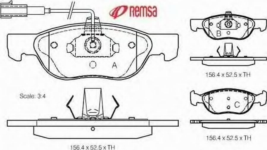 Metzger 058711 - Kit de plaquettes de frein, frein à disque cwaw.fr