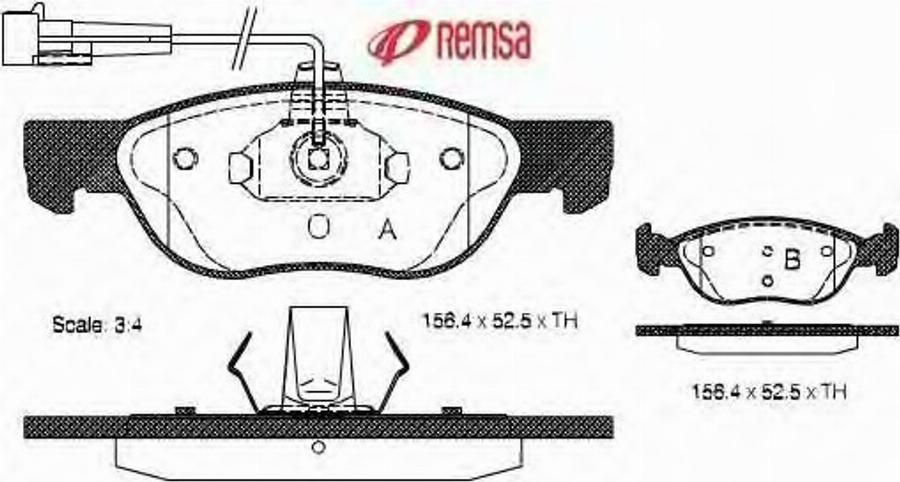 Metzger 058712 - Kit de plaquettes de frein, frein à disque cwaw.fr