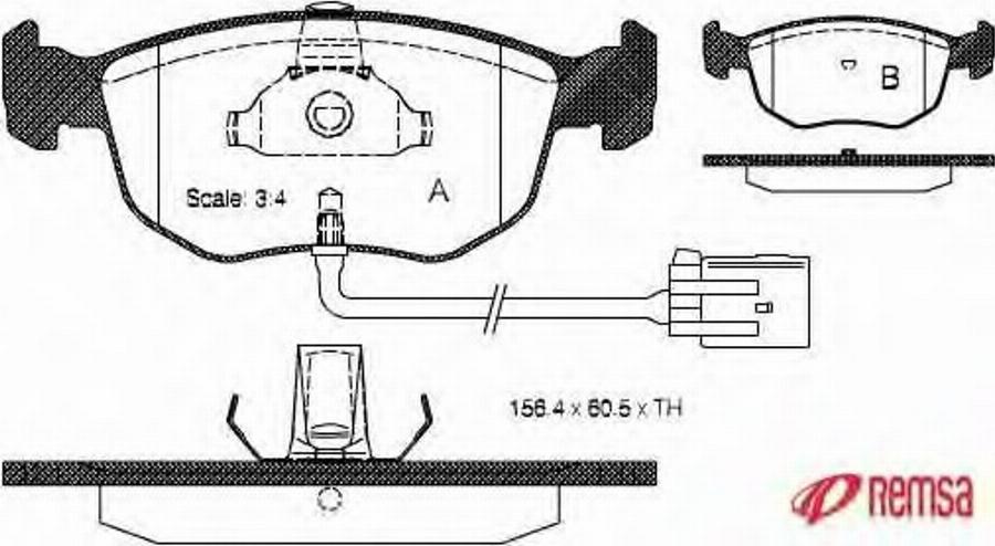 Metzger 057502 - Kit de plaquettes de frein, frein à disque cwaw.fr