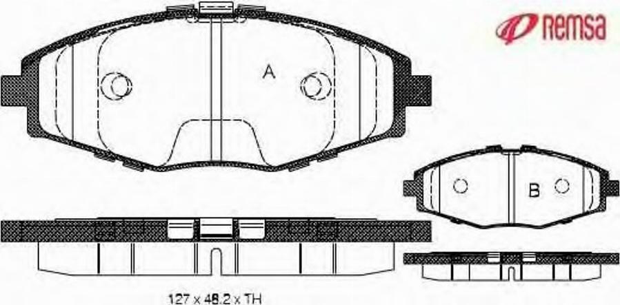 Metzger 069600 - Kit de plaquettes de frein, frein à disque cwaw.fr