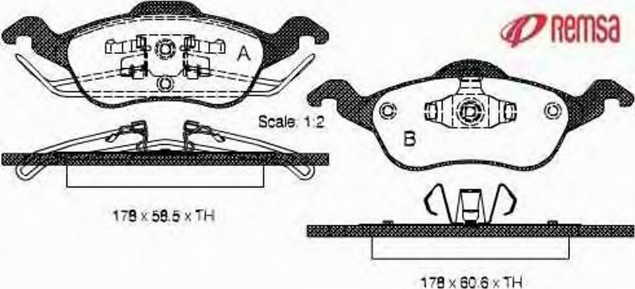 Metzger 069100 - Kit de plaquettes de frein, frein à disque cwaw.fr