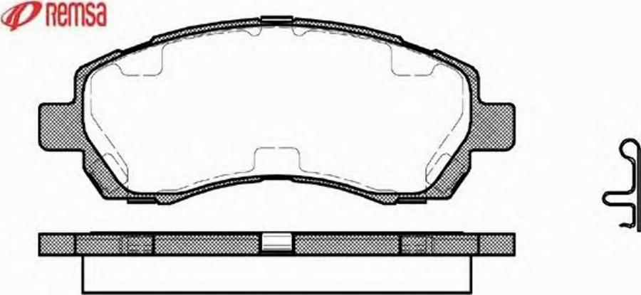 Metzger 064702 - Kit de plaquettes de frein, frein à disque cwaw.fr