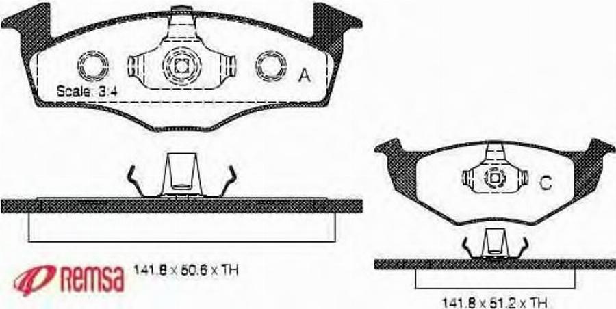 Metzger 0609.10 - Kit de plaquettes de frein, frein à disque cwaw.fr