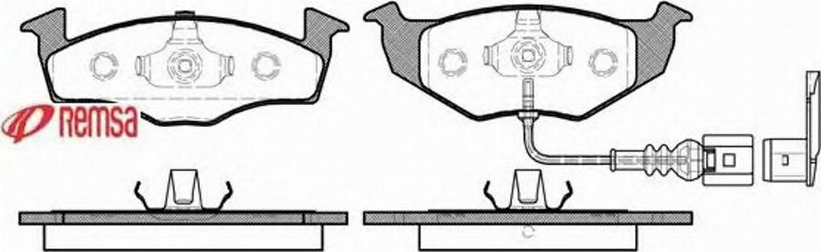 Metzger 0609.11 - Kit de plaquettes de frein, frein à disque cwaw.fr