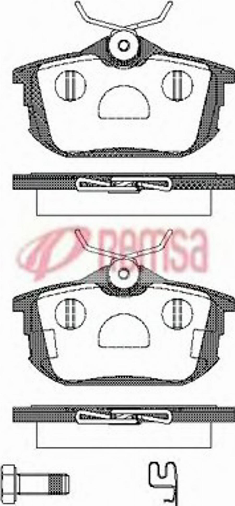 Metzger 0605.12 - Kit de plaquettes de frein, frein à disque cwaw.fr