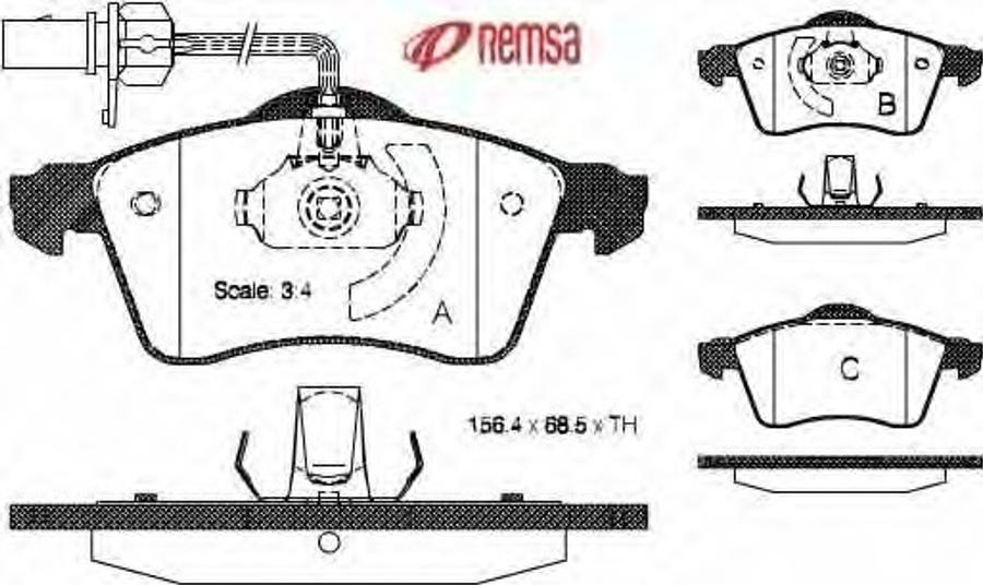 Metzger 0618.02 - Kit de plaquettes de frein, frein à disque cwaw.fr