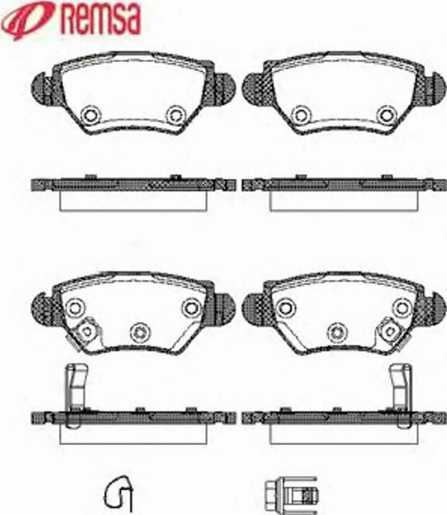 Metzger 068522 - Kit de plaquettes de frein, frein à disque cwaw.fr