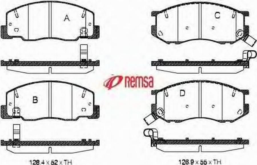 Metzger 063604 - Kit de plaquettes de frein, frein à disque cwaw.fr