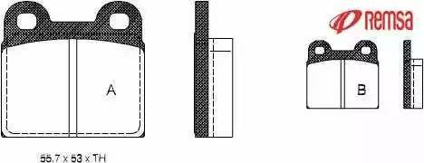 Lemförder 20549 03 - Kit de plaquettes de frein, frein à disque cwaw.fr