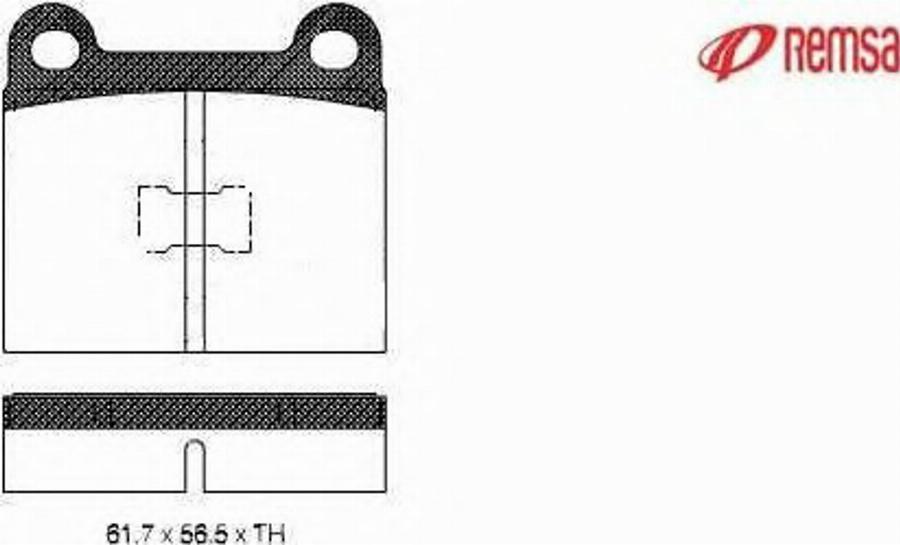 Metzger 001700 - Kit de plaquettes de frein, frein à disque cwaw.fr