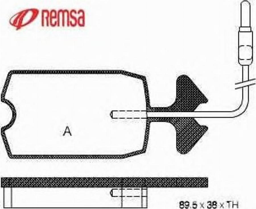 Metzger 003404 - Kit de plaquettes de frein, frein à disque cwaw.fr