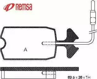 Valeo 168202 - Kit de plaquettes de frein, frein à disque cwaw.fr