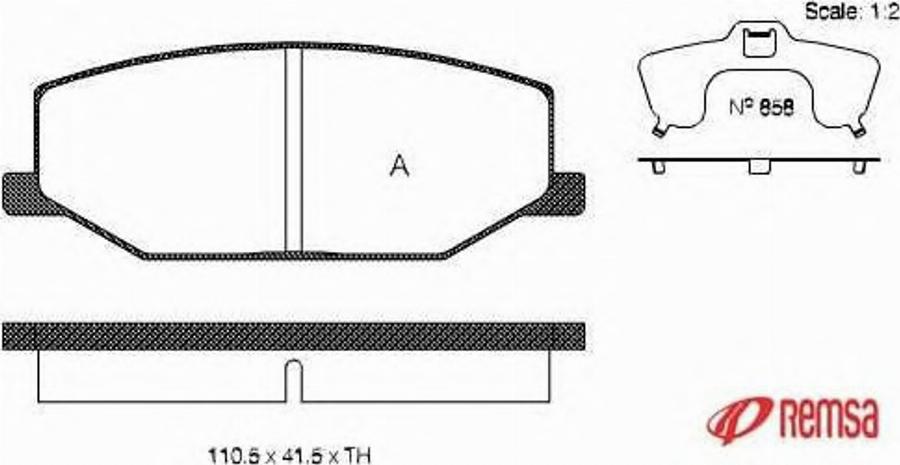 Metzger 019010 - Kit de plaquettes de frein, frein à disque cwaw.fr