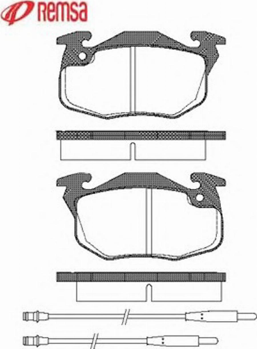 Metzger 019244 - Kit de plaquettes de frein, frein à disque cwaw.fr