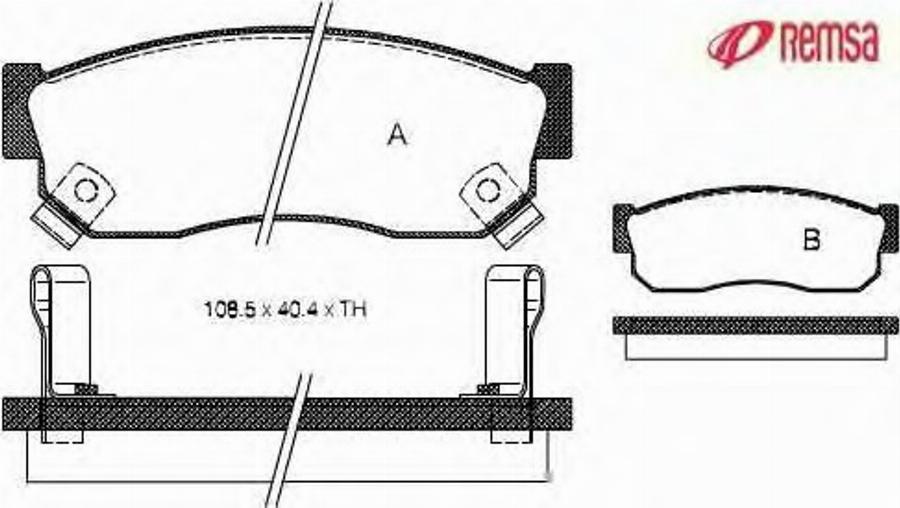 Metzger 014902 - Kit de plaquettes de frein, frein à disque cwaw.fr