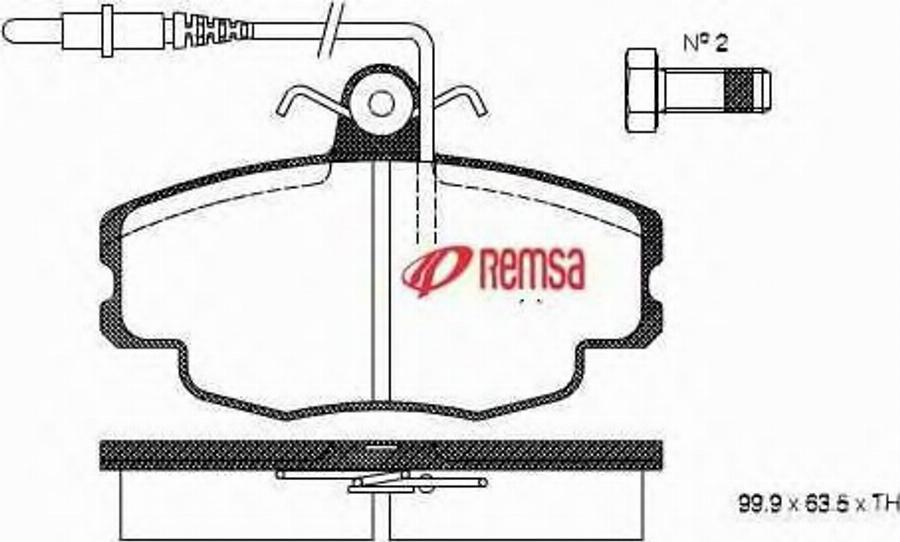 Metzger 014124 - Kit de plaquettes de frein, frein à disque cwaw.fr