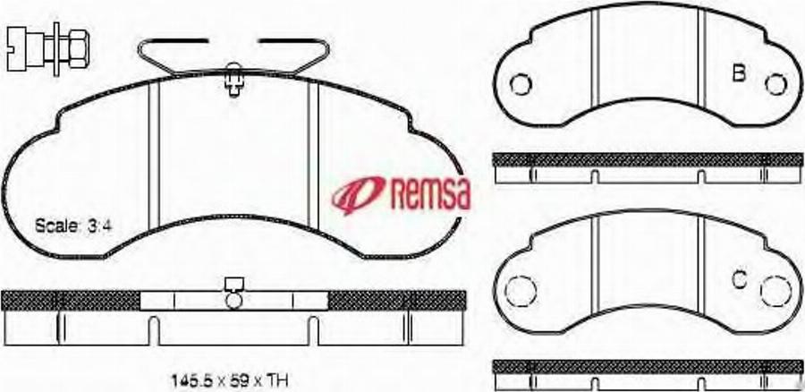 Metzger 014220 - Kit de plaquettes de frein, frein à disque cwaw.fr