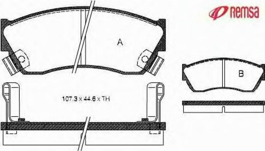 Metzger 014722 - Kit de plaquettes de frein, frein à disque cwaw.fr