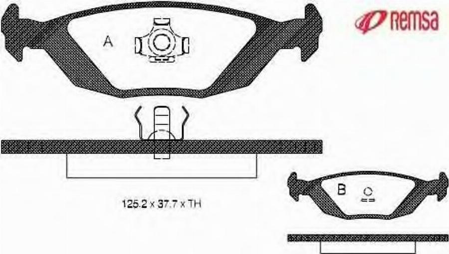 Metzger 015520 - Kit de plaquettes de frein, frein à disque cwaw.fr