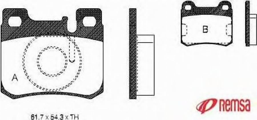 Metzger 015720 - Kit de plaquettes de frein, frein à disque cwaw.fr