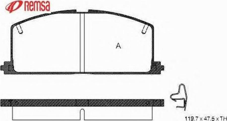 Metzger 016704 - Kit de plaquettes de frein, frein à disque cwaw.fr