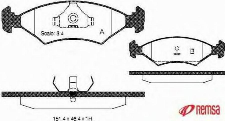 Metzger 011920 - Kit de plaquettes de frein, frein à disque cwaw.fr