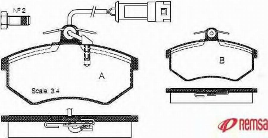 Metzger 0134.52 - Kit de plaquettes de frein, frein à disque cwaw.fr