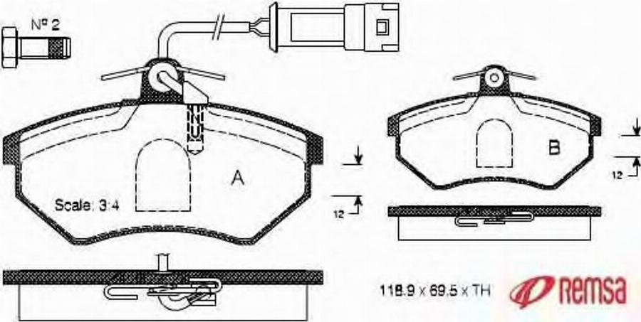 Metzger 0134.02 - Kit de plaquettes de frein, frein à disque cwaw.fr