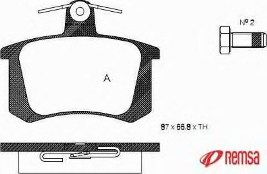 Metzger 013520 - Kit de plaquettes de frein, frein à disque cwaw.fr