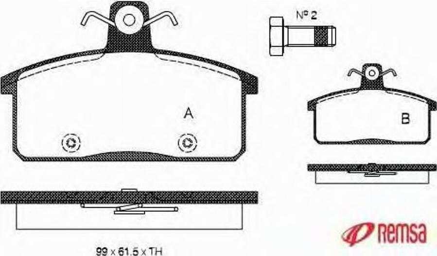 Metzger 012840 - Kit de plaquettes de frein, frein à disque cwaw.fr