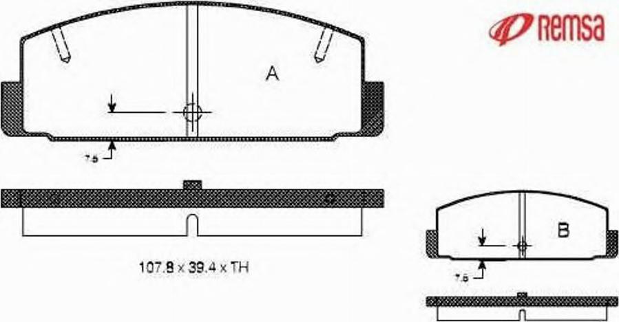 Metzger 017910 - Kit de plaquettes de frein, frein à disque cwaw.fr