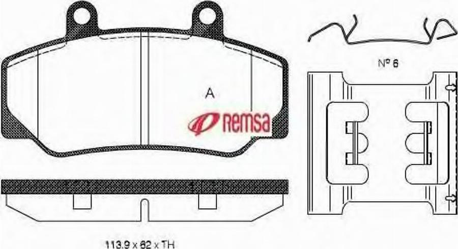 Metzger 017620 - Kit de plaquettes de frein, frein à disque cwaw.fr