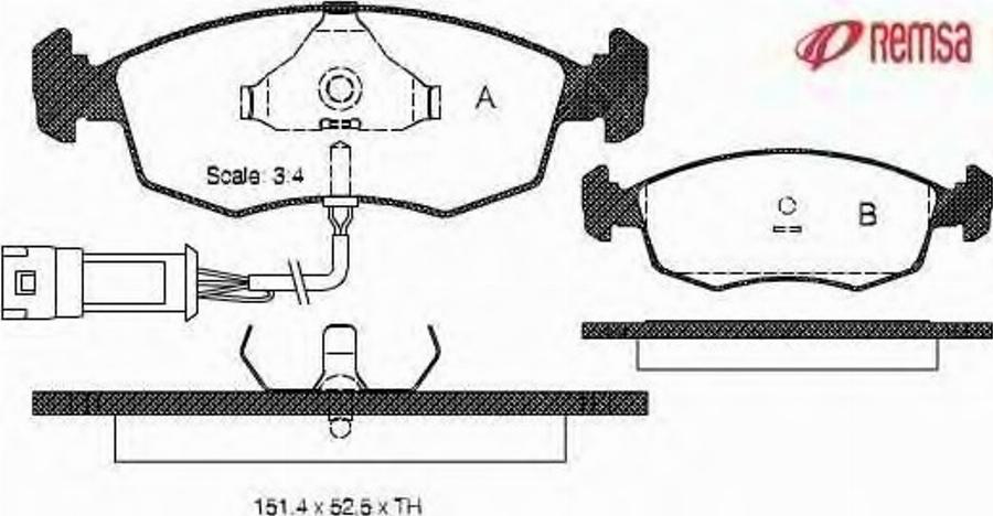 Metzger 017200 - Kit de plaquettes de frein, frein à disque cwaw.fr