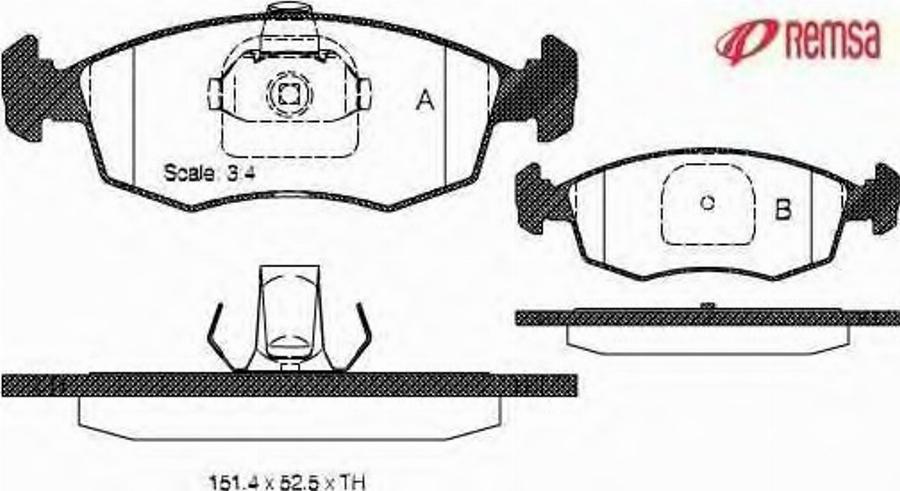 Metzger 017210 - Kit de plaquettes de frein, frein à disque cwaw.fr