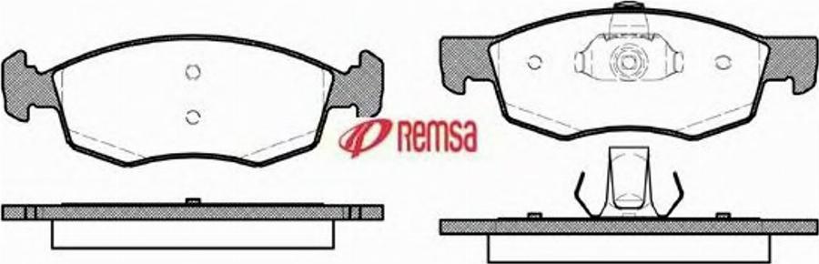 Metzger 017230 - Kit de plaquettes de frein, frein à disque cwaw.fr