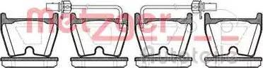 Metzger 1170757 - Kit de plaquettes de frein, frein à disque cwaw.fr